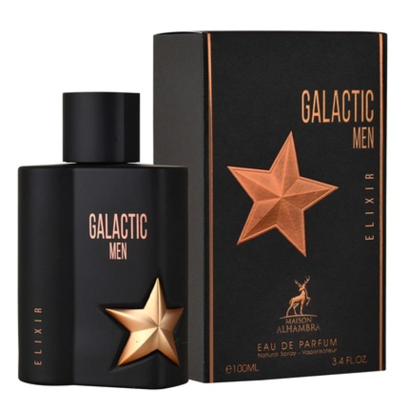Maison Alhambra Galactic Men Elixir Eau De Parfum Spray 100ml 3.4oz - Smoky