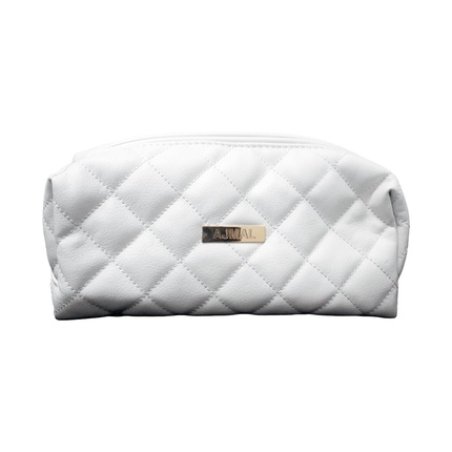 Ajmal Pouch White Cosmetics Bag