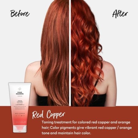 Four Reasons Color Mask Red Copper Toning Treatment Color Depositing Conditioner 6.76 fl oz