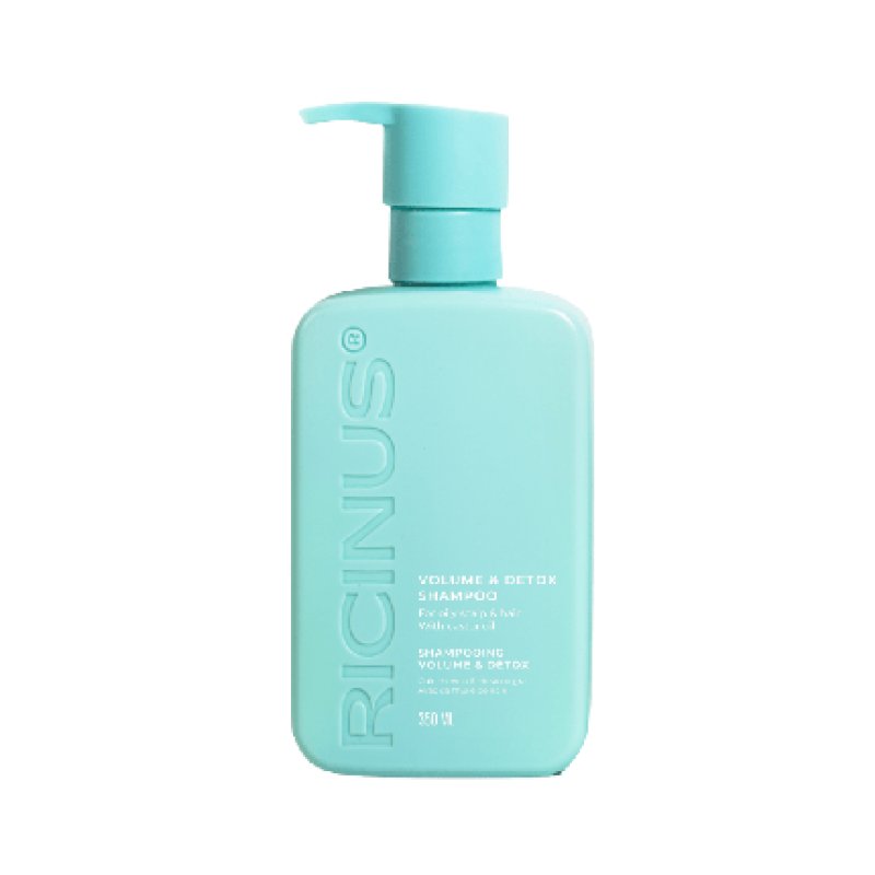 Ricinus Volume & Detox Shampoo 350 Ml - Cleansing And Volume-Enhancing Shampoo