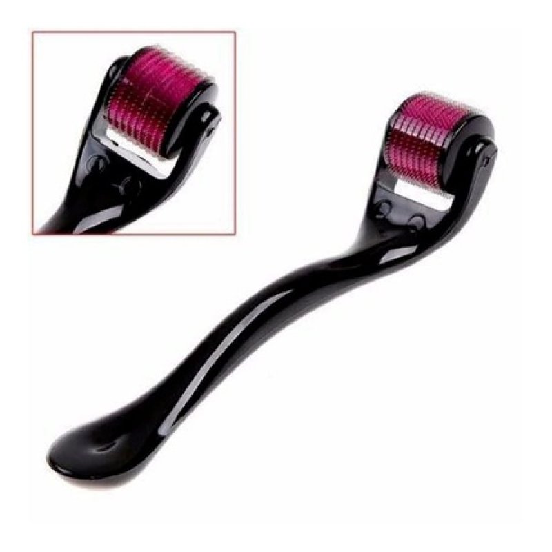 Titan Dermaroller 540 Needles 0.5mm with Travel Case Microneedle Roller for Skin Rejuvenation Anti-Aging Wrinkle Scar