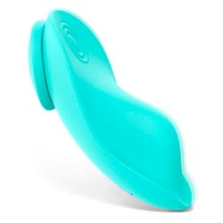 S-Hande Leaf-Rtc Discreet Remote Controlled Panty Vibrator With 9 Vibration Modes Light Blue