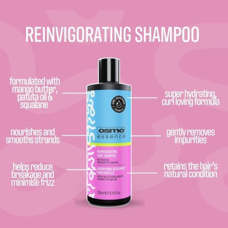 Osmo Essence Reinvigorating Shampoo with Super-Hydrating Pataua Oil and Mango Butter