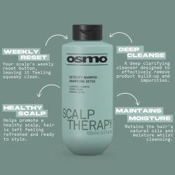 Osmo Scalp Therapy Detoxify Shampoo Clarifying Cleanser Removes Product