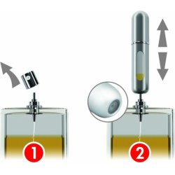 Travalo Excel Perfume Atomizer 5ml Black Refillable