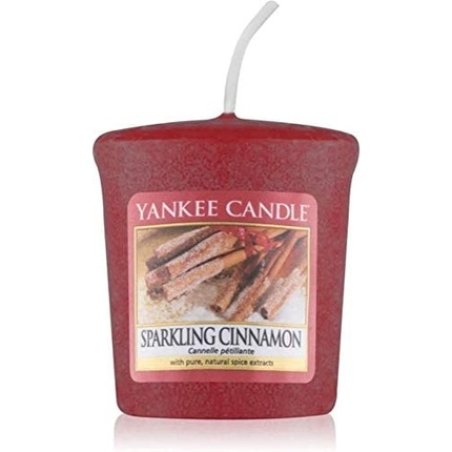 Yankee Candle Spicy Cinnamon Sparkling Cinnamon Votive Sampler, Plastic