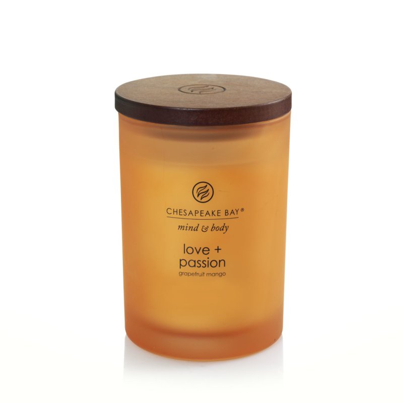 Chesapeake Bay Love & Passion bougie en cire Cylindre Pamplemousse, Mango Orange 1 pièce(s)