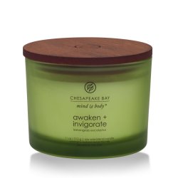 Chesapeake Bay Awaken & Invigorate bougie en cire Cylindre Vert 1 pièce(s)