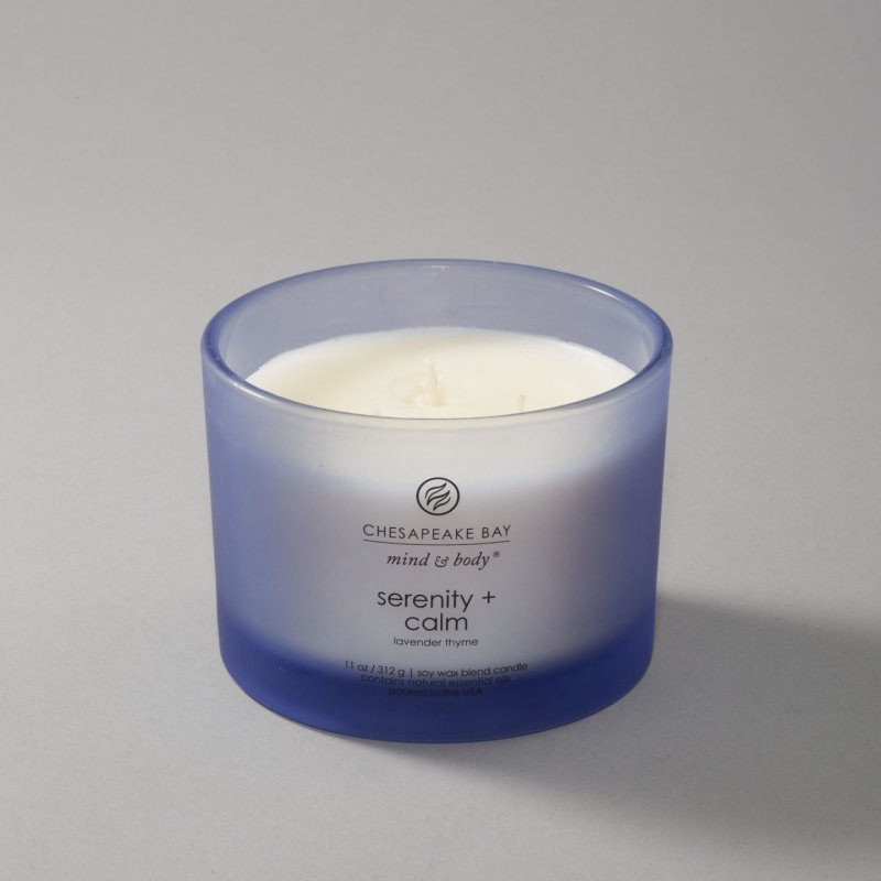 Chesapeake Bay Scented Candle | Serenity Calm Aromatherapy Candle, 3-Wick Tumbler