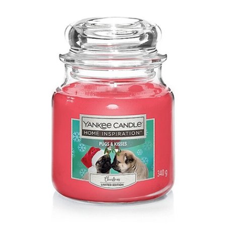 Aromatic Candle Home Inspiration Medium Pugs & Kisses 340g