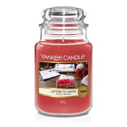 Yankee Candle Letters to Santa Large Jar Candle - Burn Time: up to 150 Hours