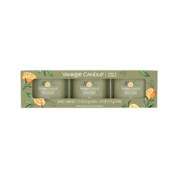Yankee Candle Sage & Citrus 3 Filled Votive Candle Gift Set