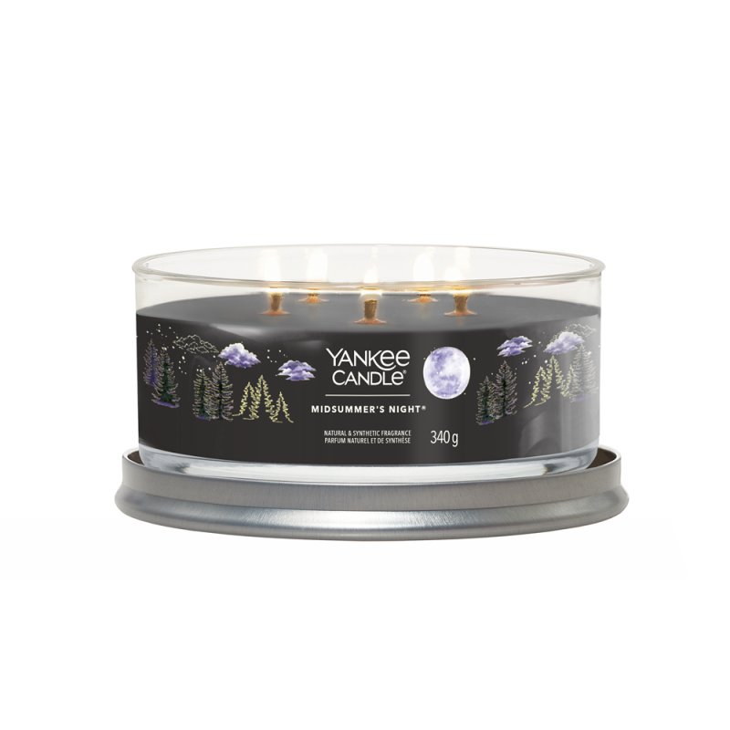 Yankee Candle Midsummer's Night bougie en cire Rond Noir 1 pièce(s)