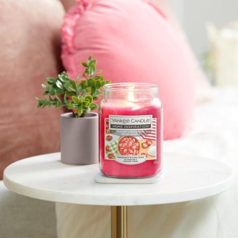 Yankee Candle Home Inspiration Sugared Strawberries Large Jar
