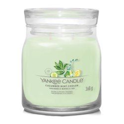 Yankee Candle Cucumber Mint Cooler bougie en cire Cylindre Concombre, Citron, Menthe Vert 1 pièce(s)