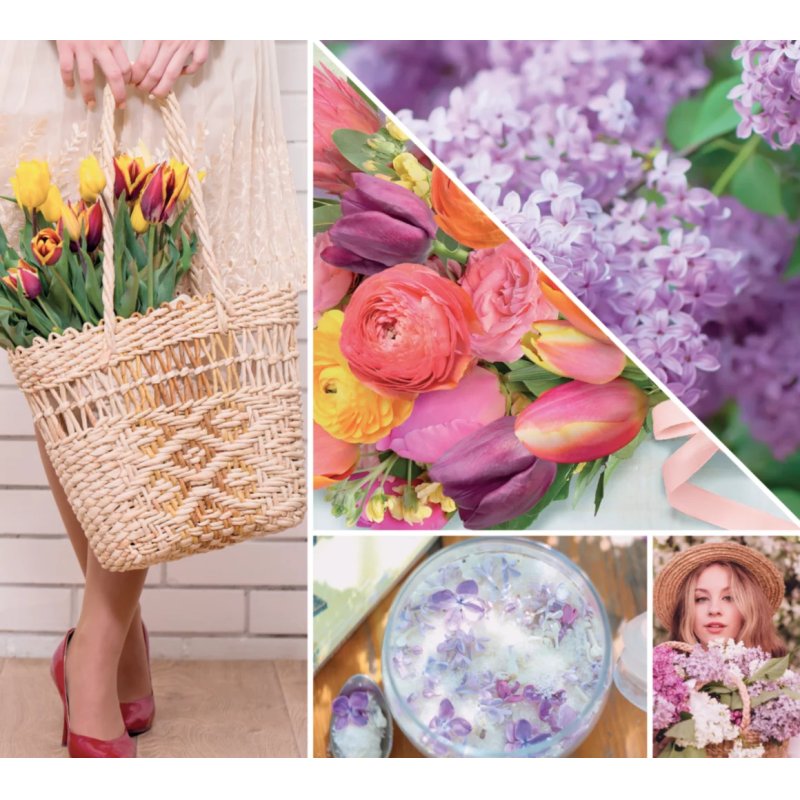 Yankee Candle Hand Tied Blooms Medium Jar