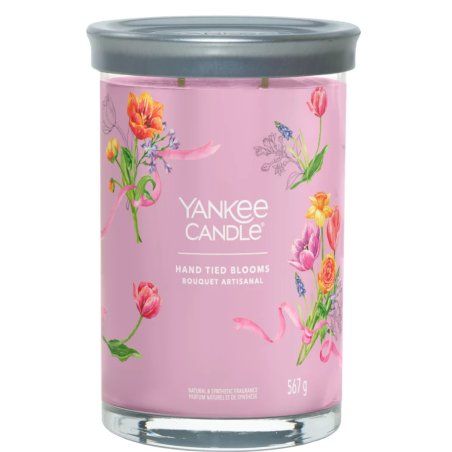 Yankee Candle Hand Tied Blooms bougie en cire Cylindre Lavande, Citron, Lilas, Orchidée Violet 1 pièce(s)