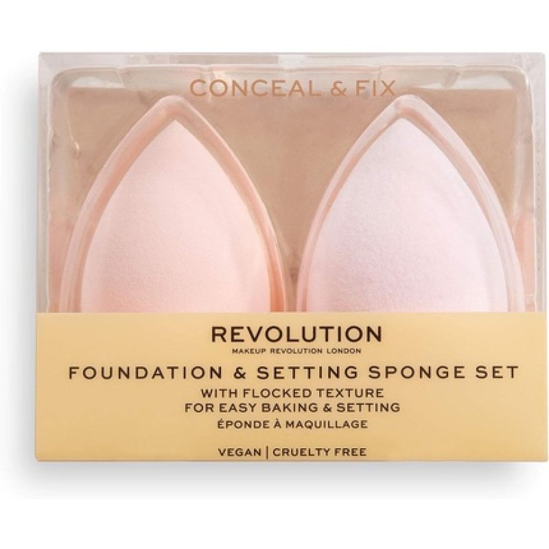Makeup Revolution Conceal & Fix Setting Pink Sponges