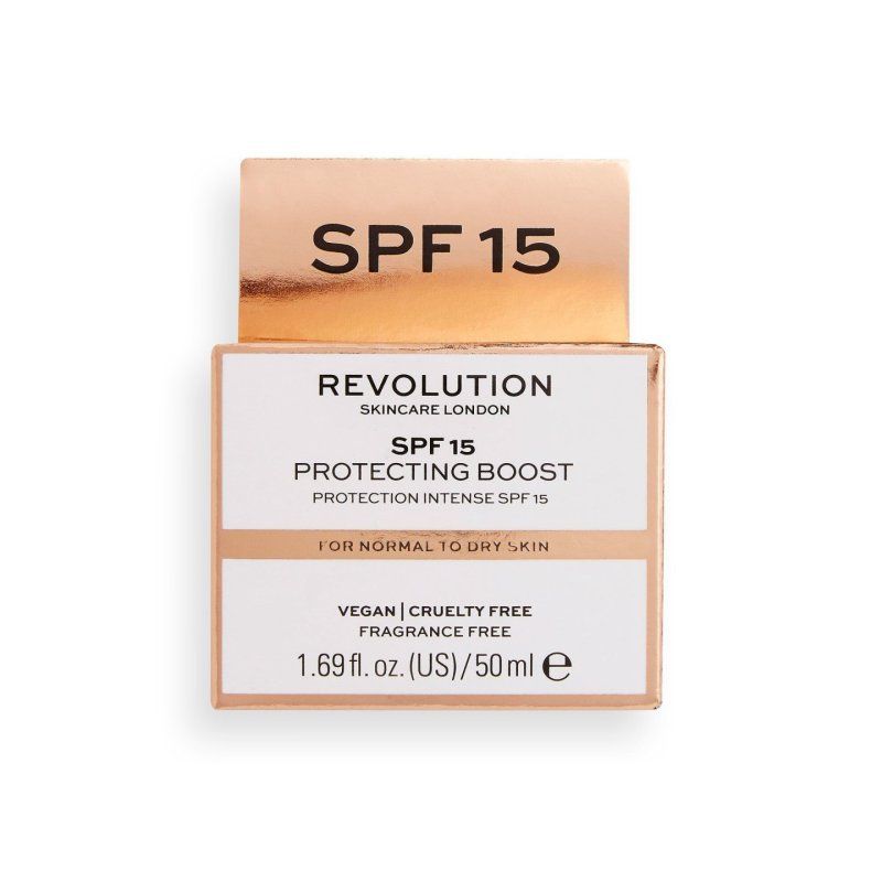 Revolution Beauty Protecting Boost For Normal To Dry Skin SPF 15 50 ml