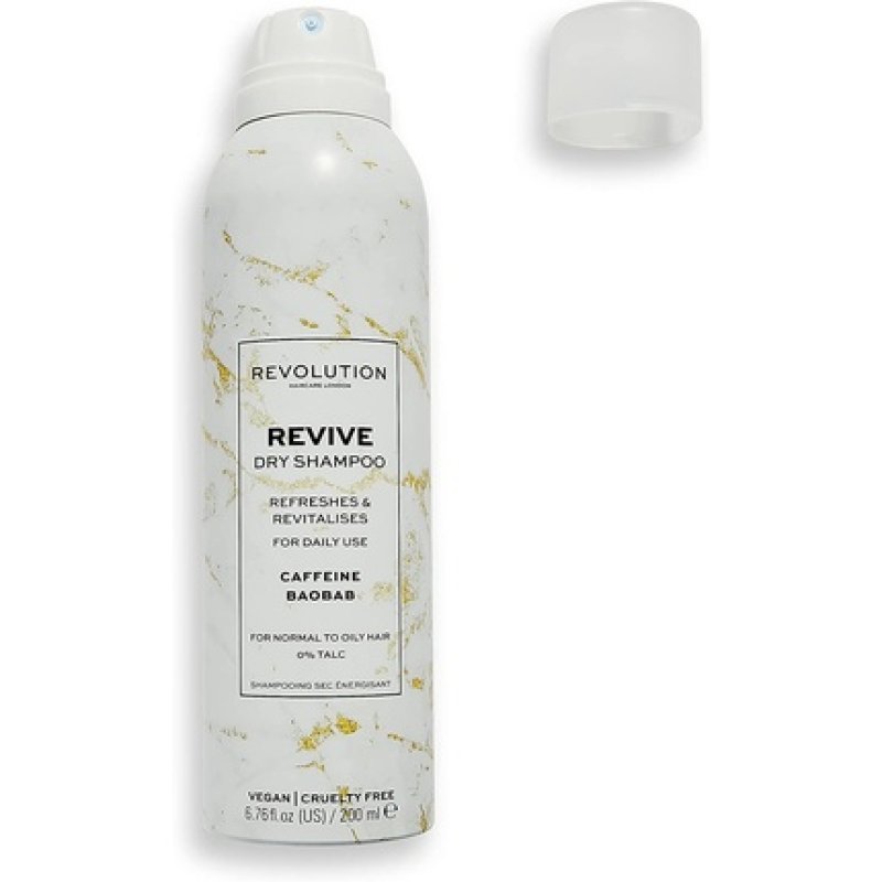 Revolution Haircare Revive Dry Shampoo No Rinse Spray Vegan and Cruelty-Free 200ml
