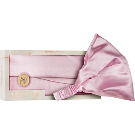 Satin Pink Cosmetic Headband (Curl Protector)