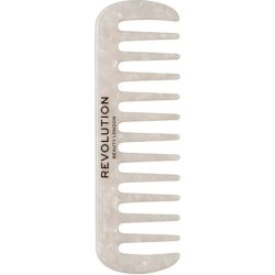 Natural Curl Wide Tooth Comb White