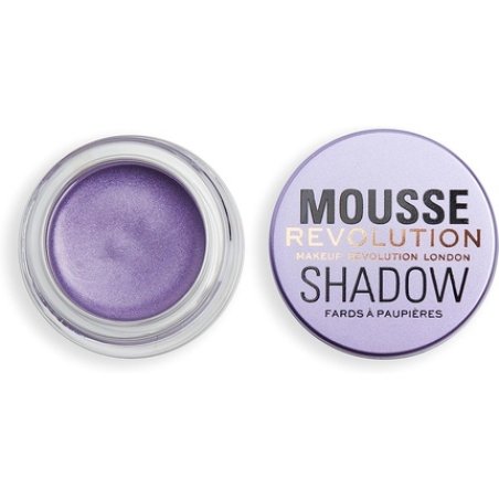 Makeup Revolution Mousse Shadow Creamy Colour for Cheeks and Eyes Whipped Lightweight Formula Cream-to-Powder Lilac 4g