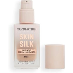 Makeup Revolution Skin Silk Serum Foundation Light to Medium Coverage with Hyaluronic Acid 23ml F10.5