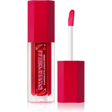 I Heart Revolution Sweet Chilli Plumping Lip Oil - Red, 4 ml