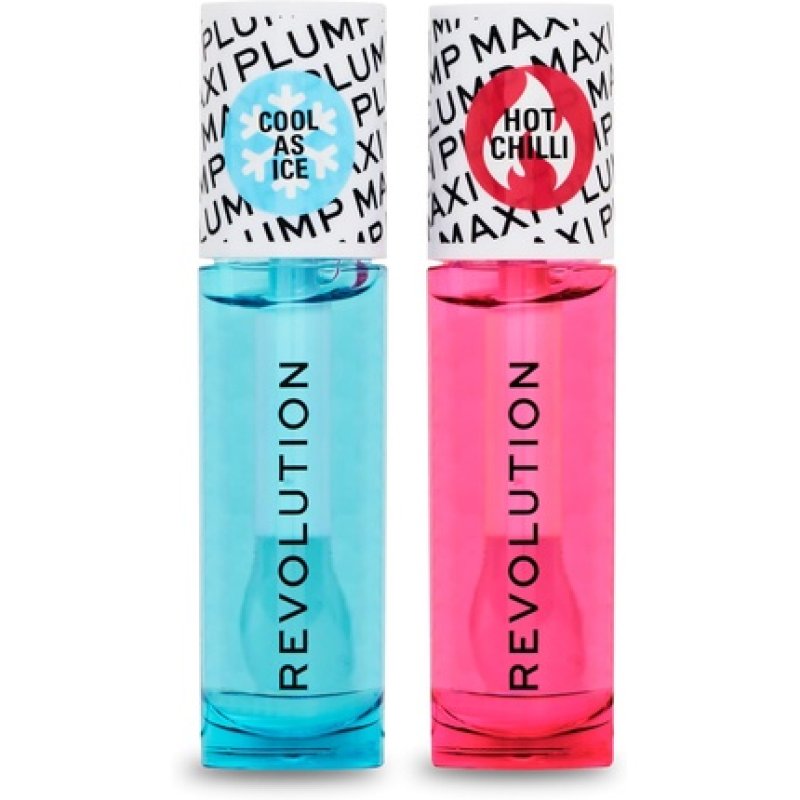 Revolution Beauty Maxi Plump Cool As Ice and Hot As Chilli Lip Set