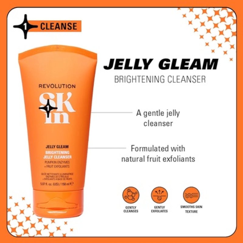 Revolution Skin Jelly Glow Brightening Cleanser Face Wash