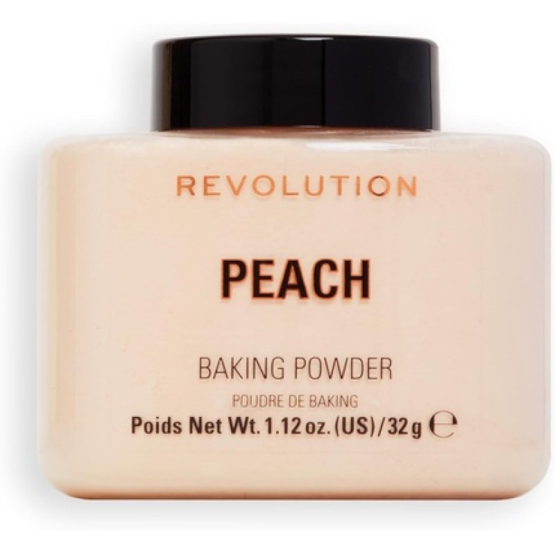 Revolution Beauty London Loose Baking Powder Prolongs Makeup Wear Brightening
