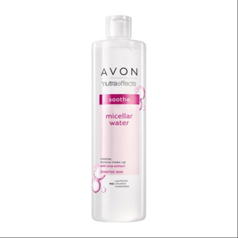 Avon Nutra Effects Micellar Facial Water 400ml Vitamin E Shea Butter