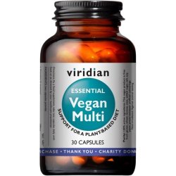 Viridian Vegan Multi Essential 30 Capsules