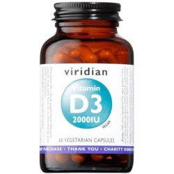 Viridian Vitamin D3 2000iu