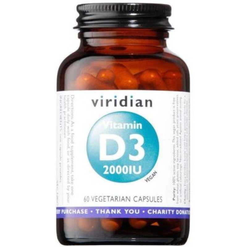 Viridian Vitamin D3 2000iu