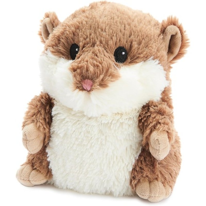 Warmies Plush Brown Hamster Microwavable Weighted Plush Teddy Lightly Scented
