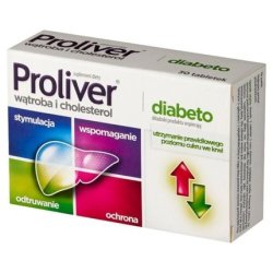 Proliver Diabeto Liver Support Supplement 30 Tablets for Normal Blood Sugar