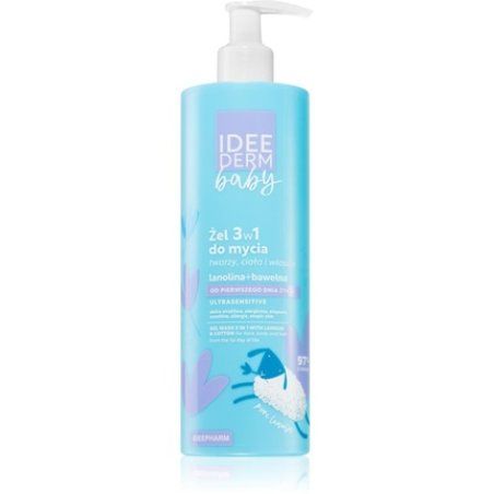 Idee Derm Baby 3-in-1 Gel for Face, Body and Hair - 400 ml