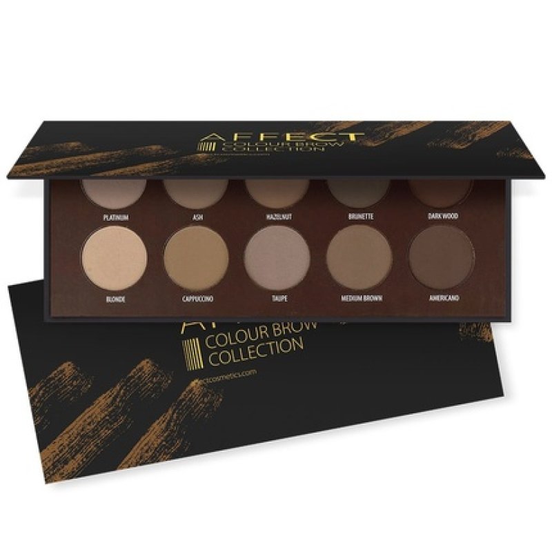 Affect Colour Brow Collection Eyeshadow Palette - 10x2g