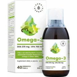 Aura Herbals Atlantic Fish Oil with 370mg DHA and 700mg EPA 200ml