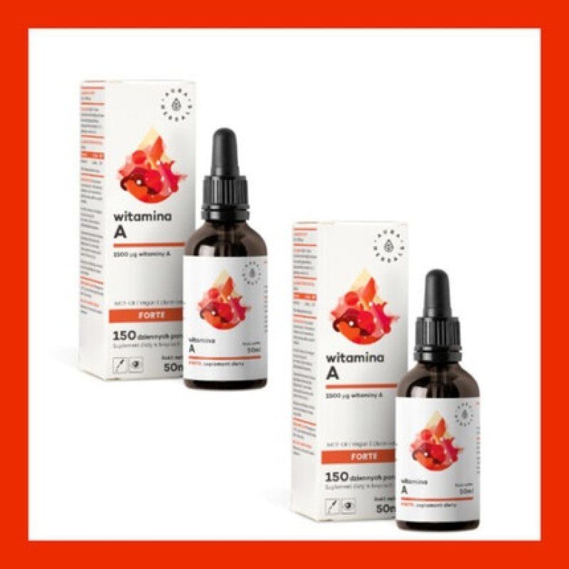 Vitamin A FORTE MCT Drops 50/100/150ml High Dose Vitamins Coconut Oil