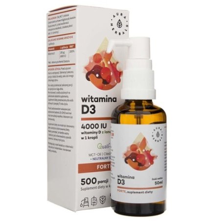 Aura Herbals Vitamin D3 4000 IU 50ml