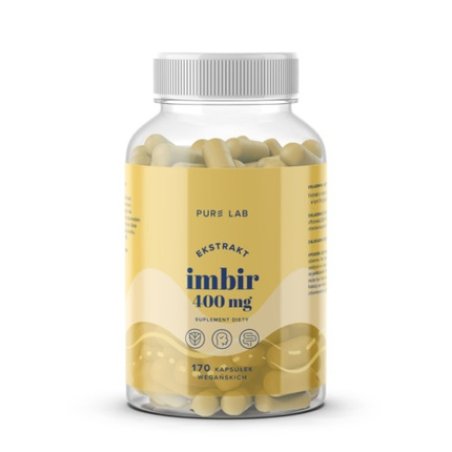 Pure Lab Ginger Extract 400mg 170 Capsules