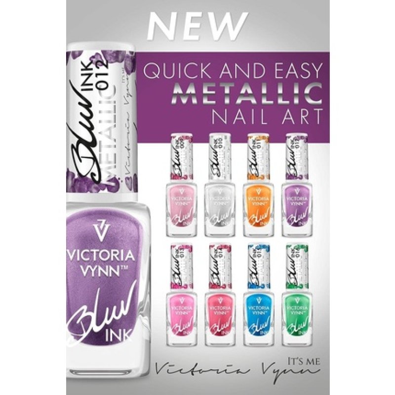 Victoria Vynn New Watercolor Blur Ink Metallic Marble Pigment Nail Art 10ml 014