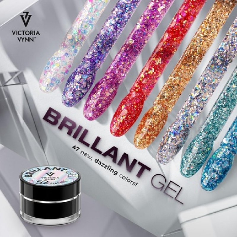 Victoria Vynn Brilliant Gel Polish Nail Art Decoration Glitter Sparkle UV LED 5g 35 Rhodonite