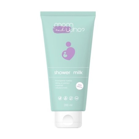 Mom And Who Shower Milk Gentle Emulsion For Body And Face 200ml