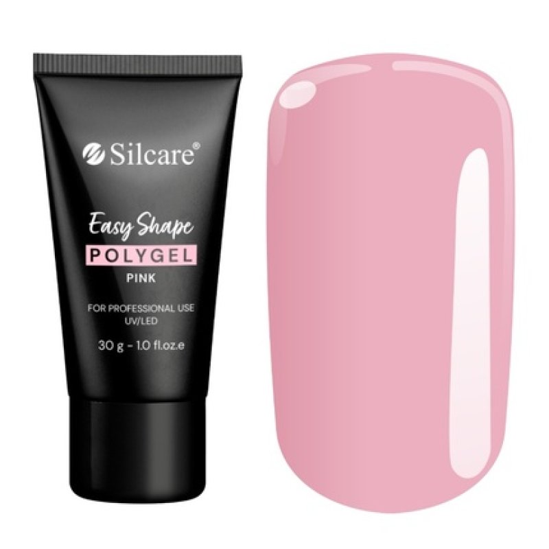 Silcare Easy Shape Polygel Acrylic Gel For Nails Pink 30g
