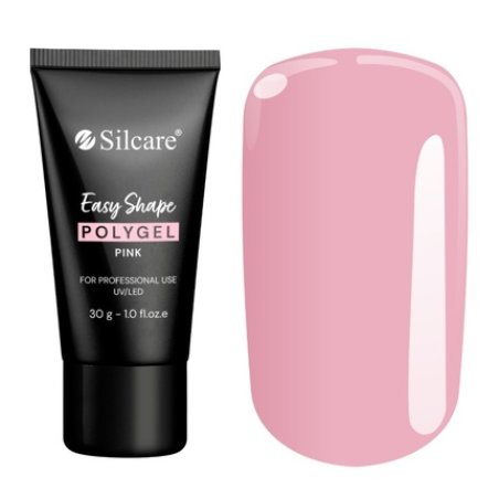 Silcare Easy Shape Polygel Acrylic Gel For Nails Pink 30g