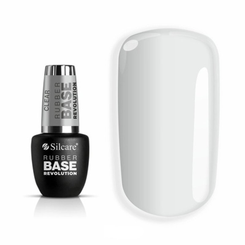 Silcare Rubber Base Revolution Rubber Nail Base Clear 9ml